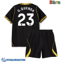 Fotballdrakt Barn Chelsea Geovany Quenda #23 Bortedraktsett 2026-27 Kortermet (+ Korte bukser)